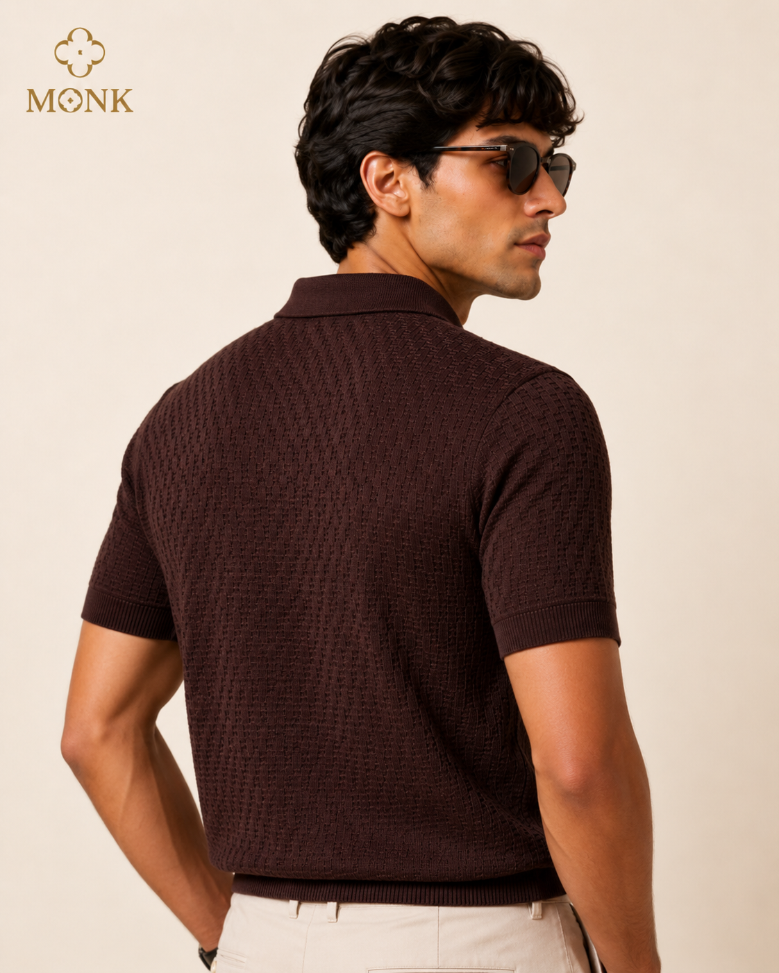 Coffee Brown Half Sleeve Polo T-Shirt