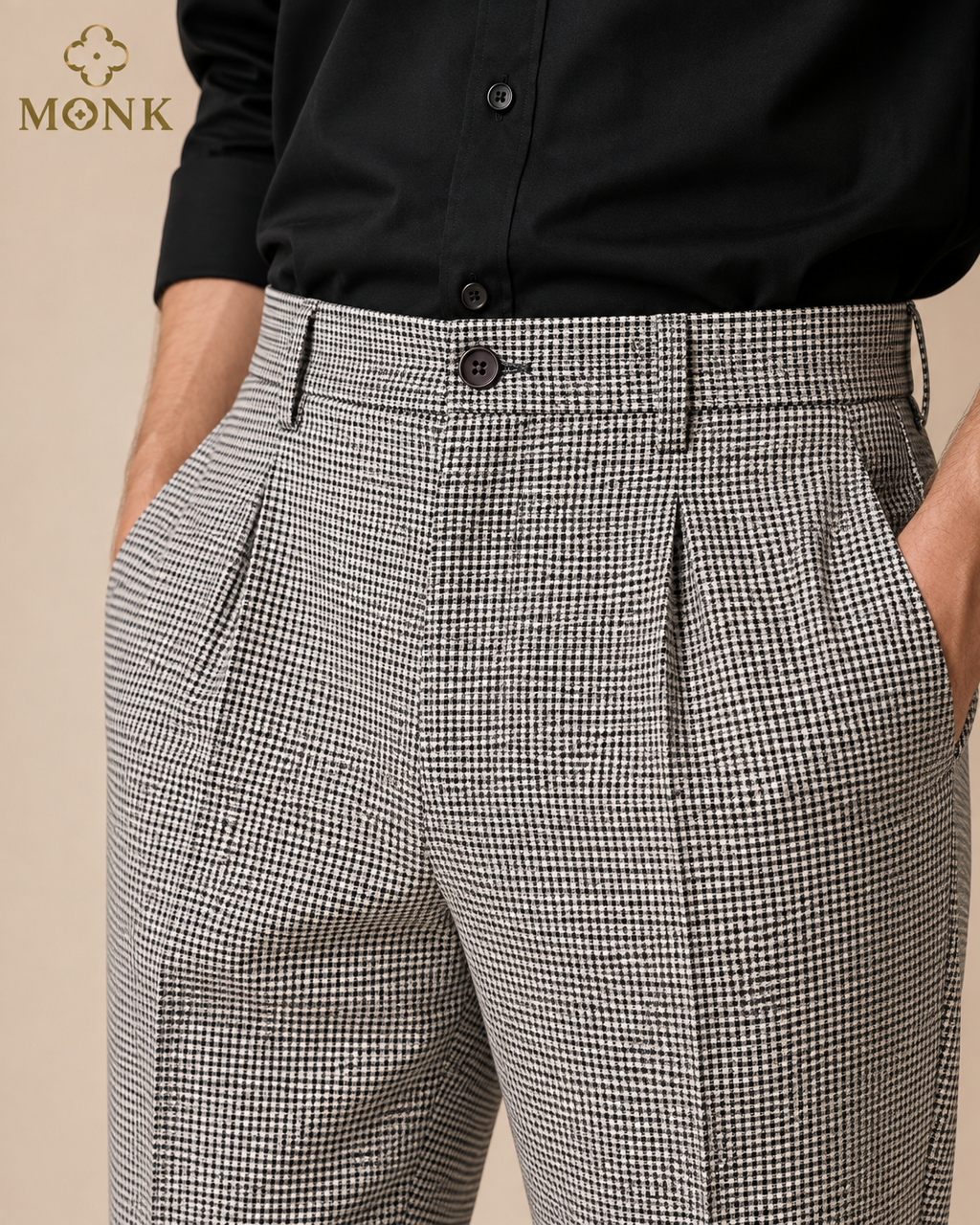Midnight Houndstooth Pant