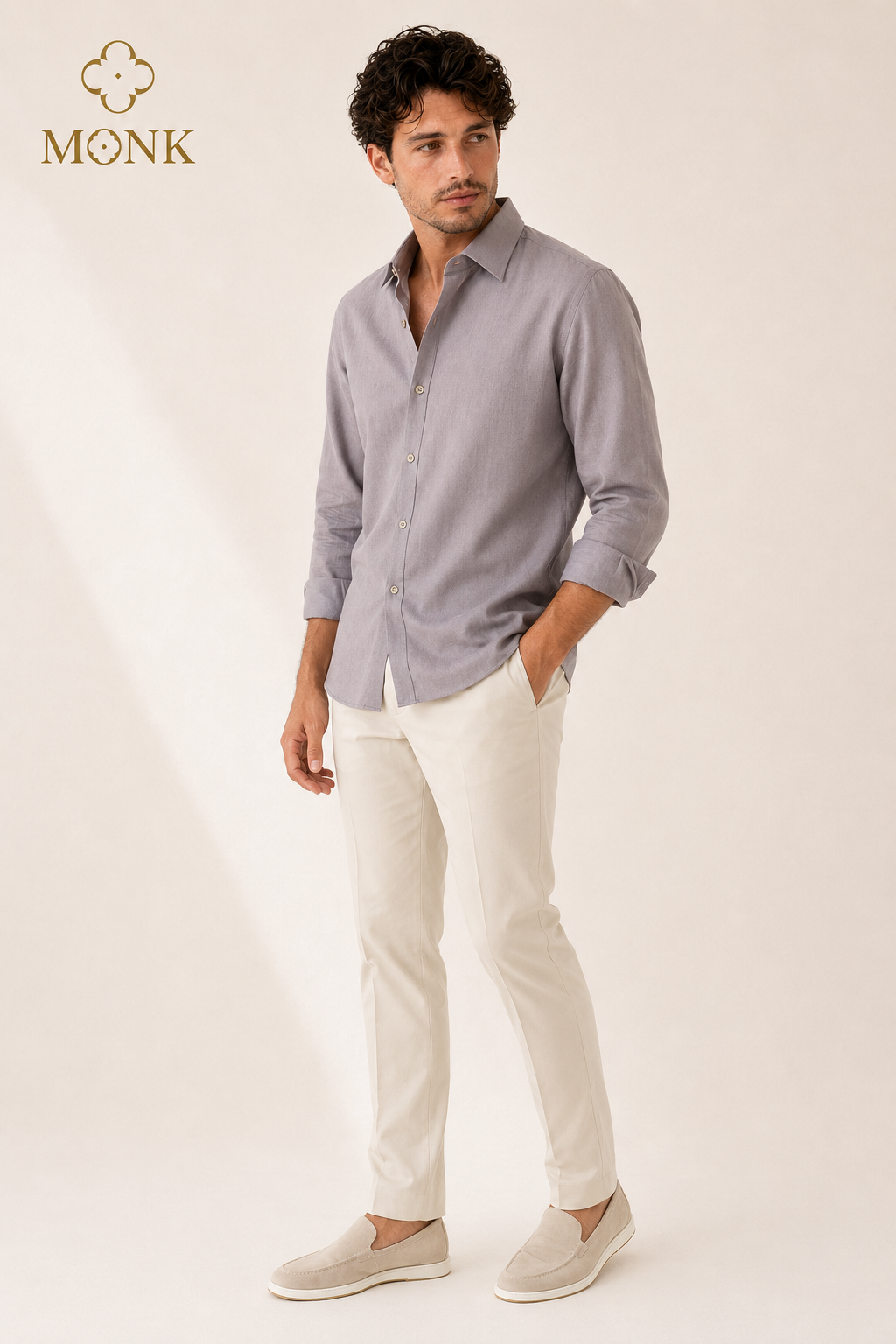 Taupe full sleeve shirt