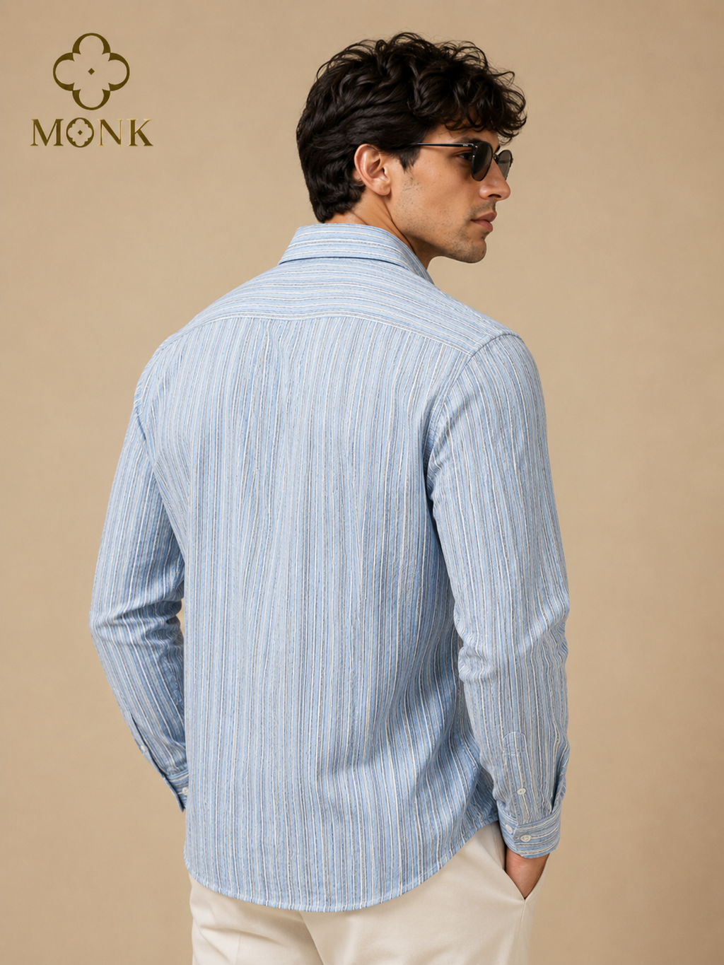GRAY MULTI - STRIPE COTTON BLEND FS