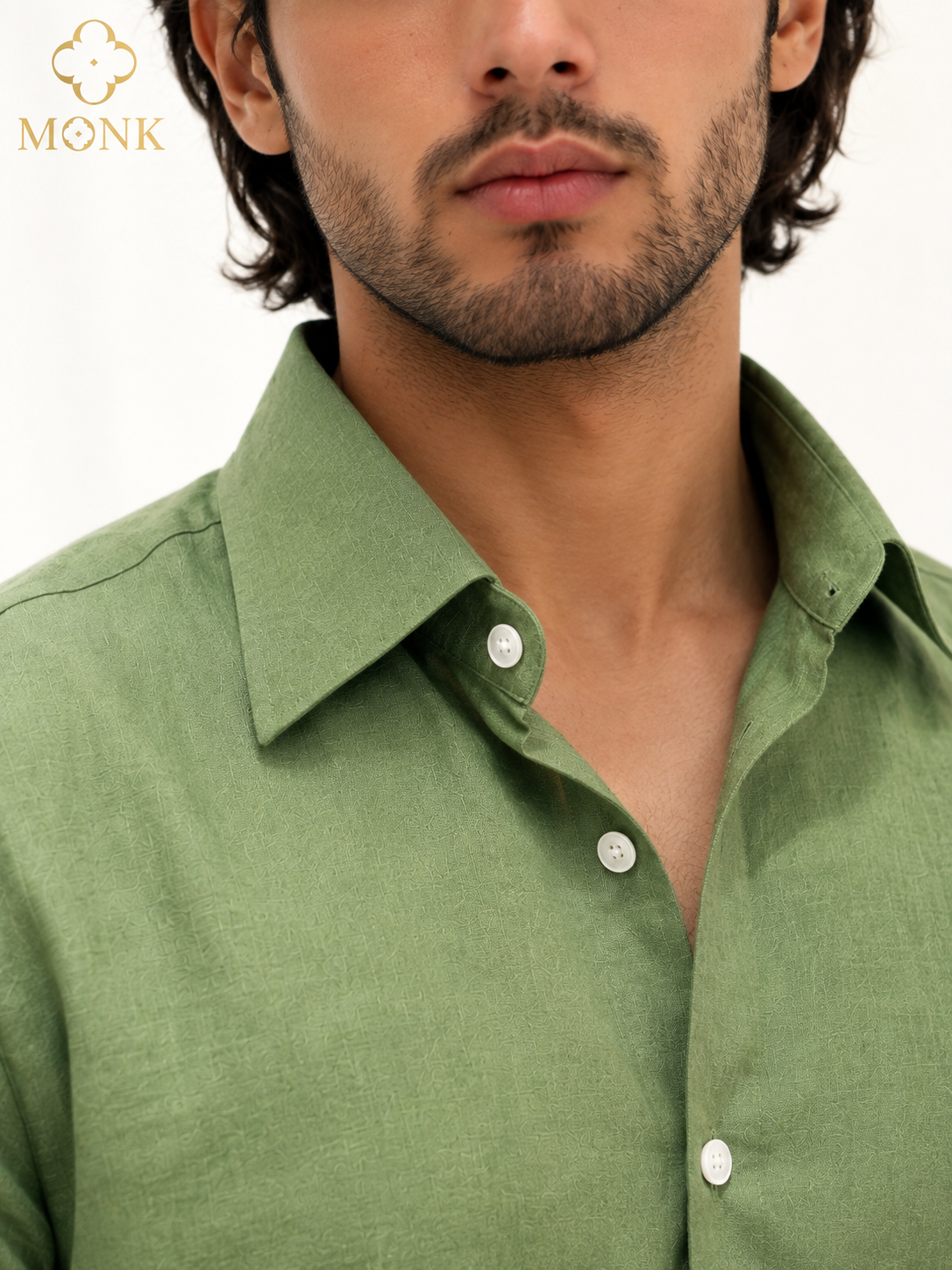 Olive Logo Half-Sleeve T-Shirt