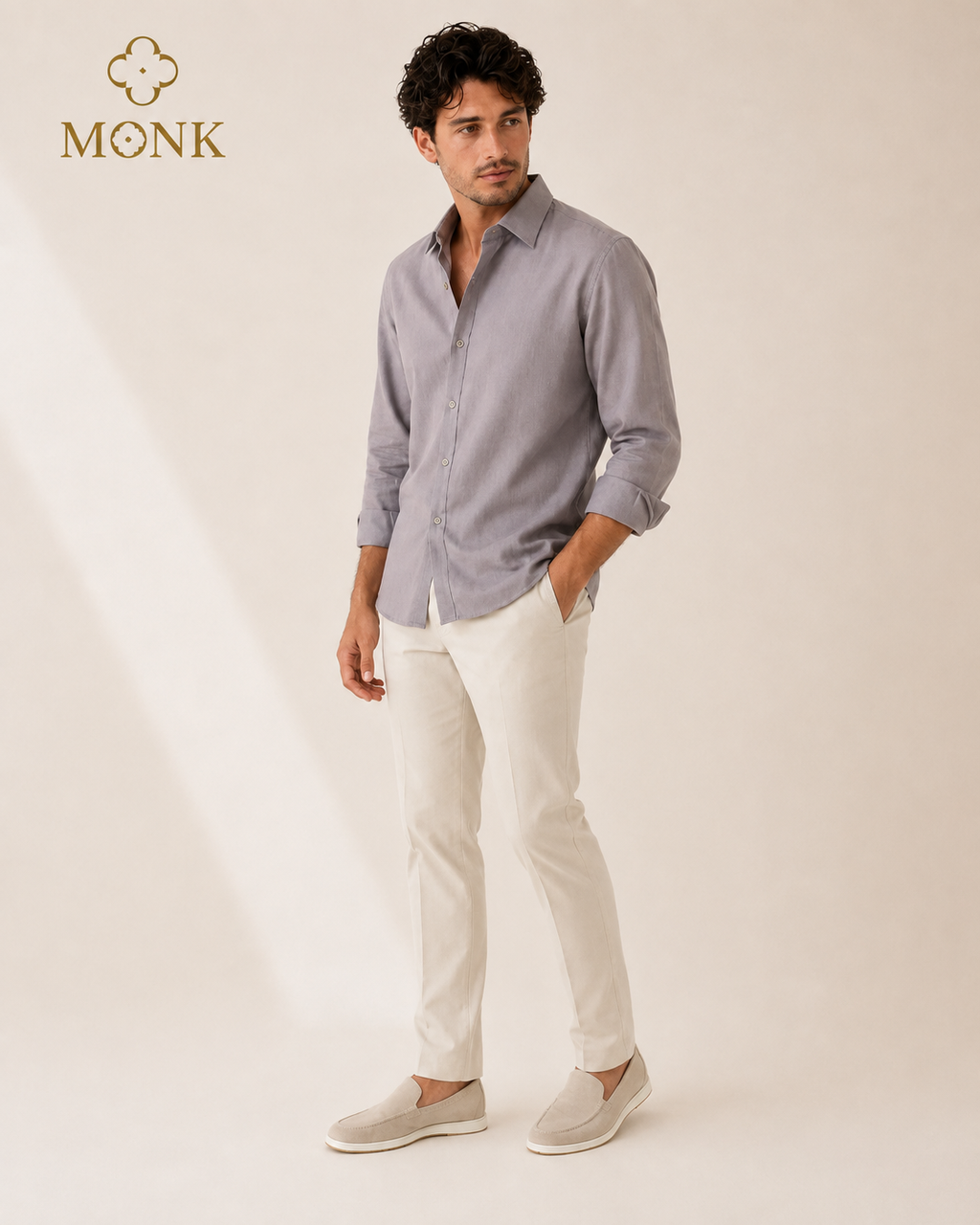 Taupe full sleeve shirt