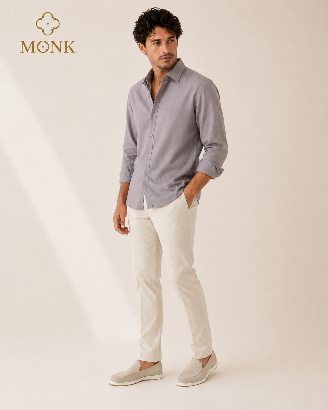 Taupe full sleeve shirt