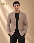 Sandstone Woven Blazer