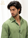 Olive Logo Half-Sleeve T-Shirt