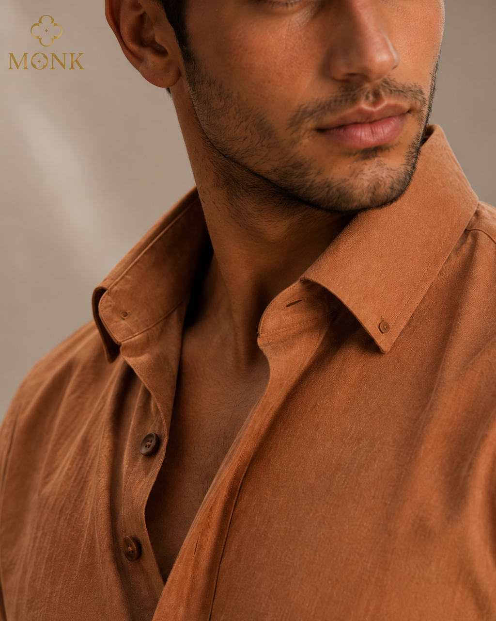 Caramel Velvet Luxe full sleeve Shirt