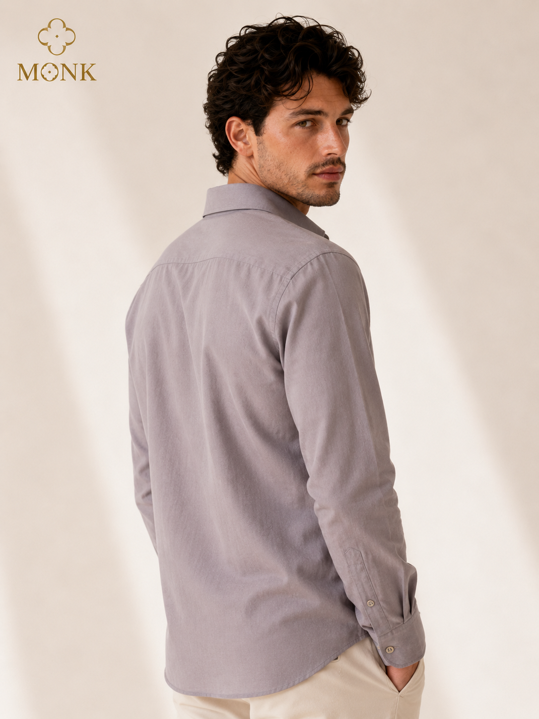 Taupe full sleeve shirt