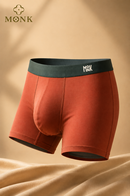 MONK Rust Brown Premium Boxer Brief