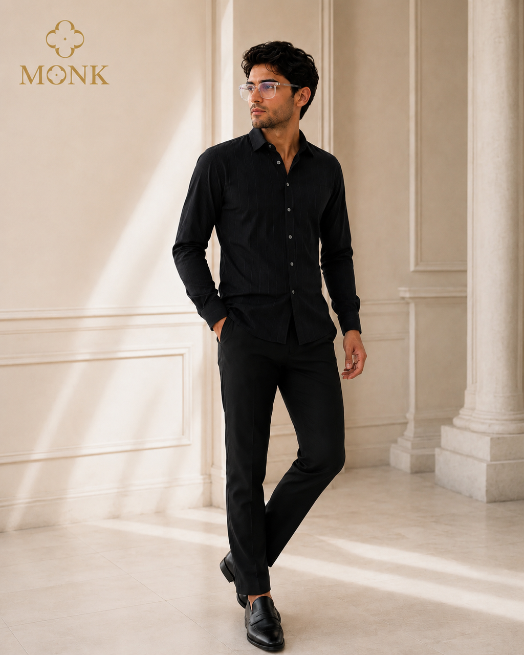 Obsidian Black Full Sleeve Shirt
