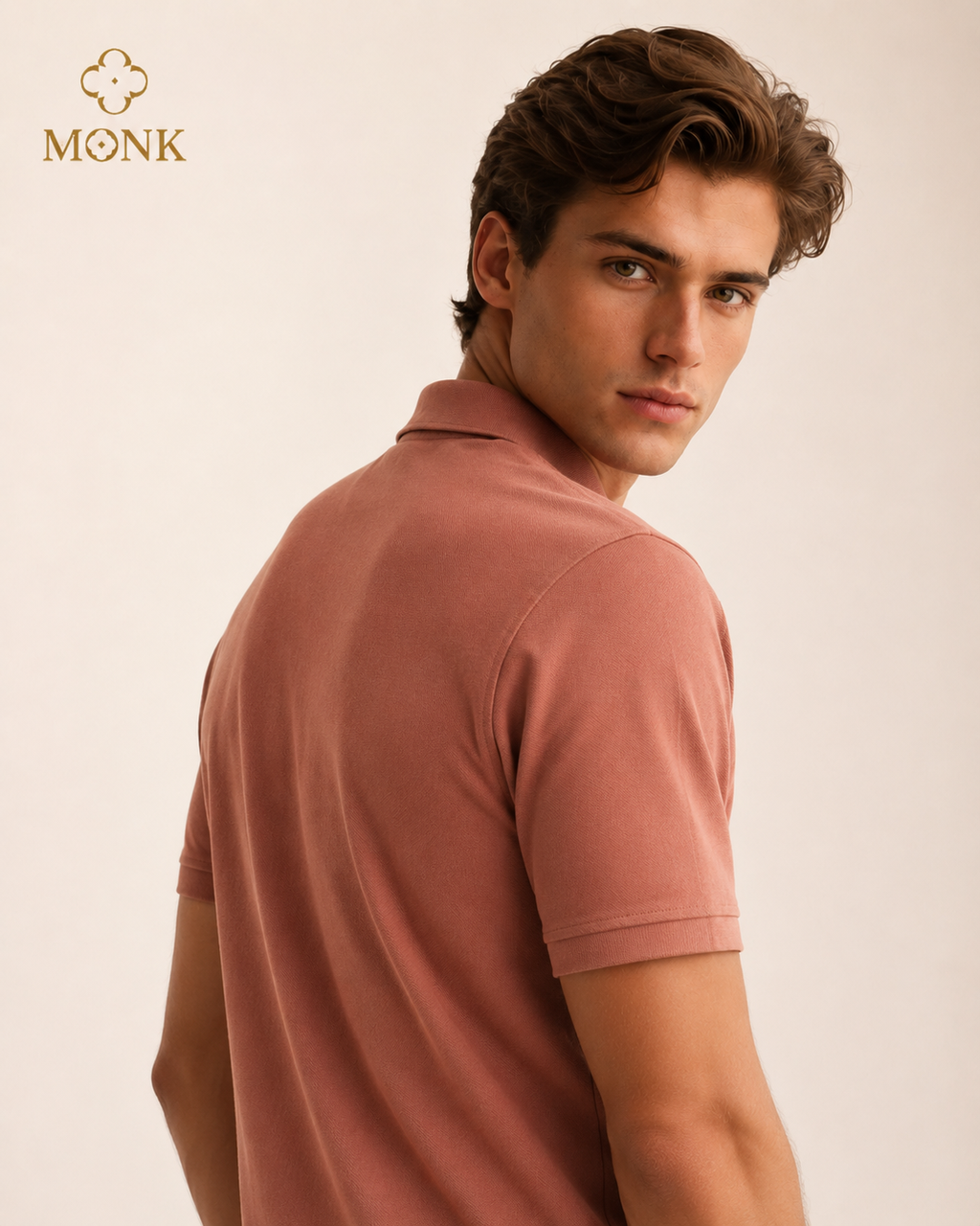 TAN BROWN POLO