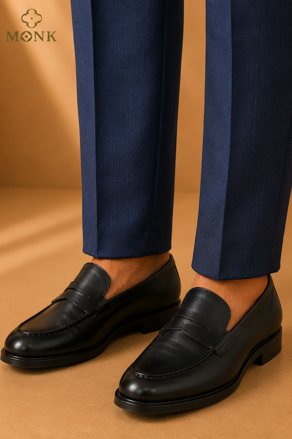 Deep Navy Textured Pants