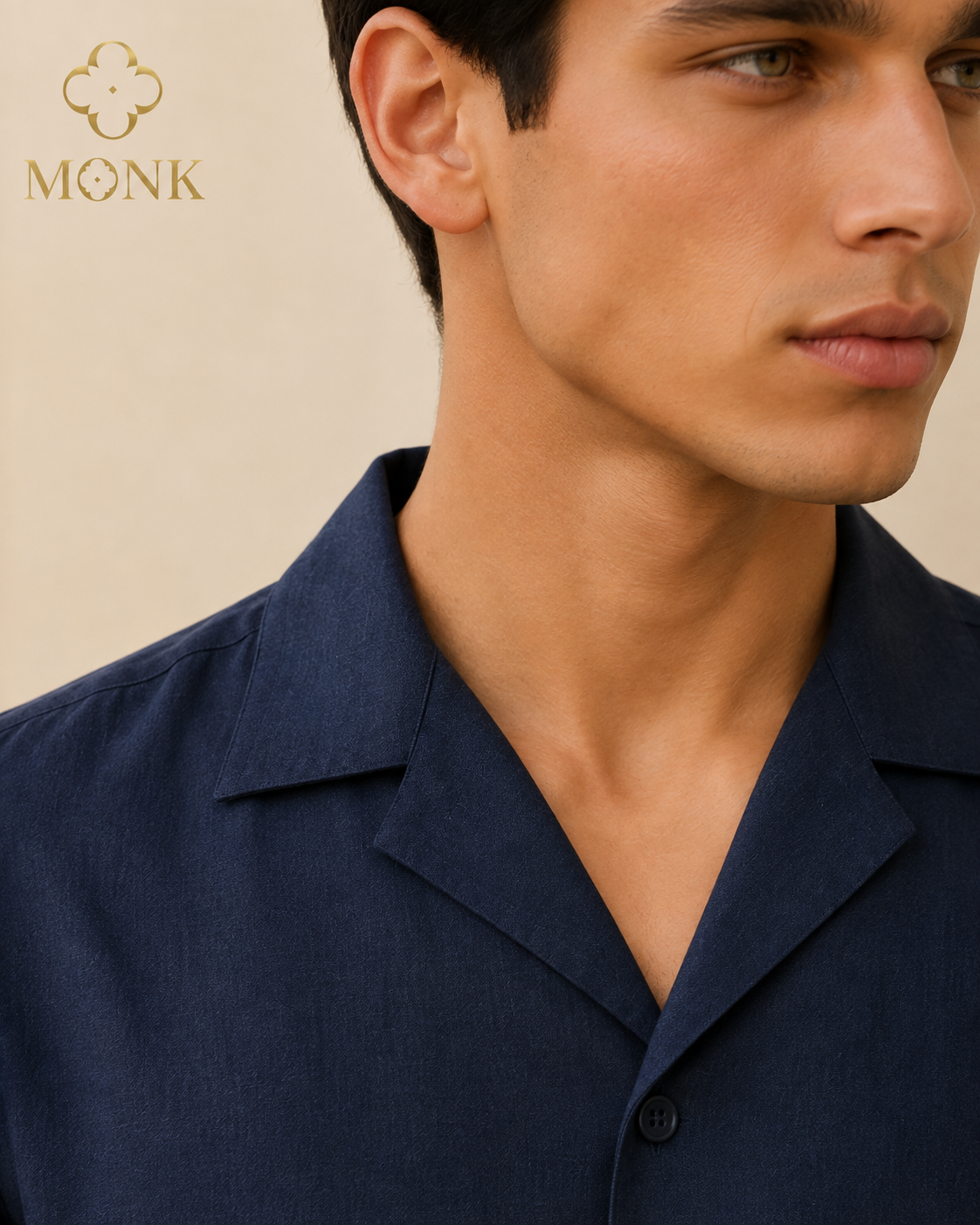 NAVY CAMP CUBAN COLLAR