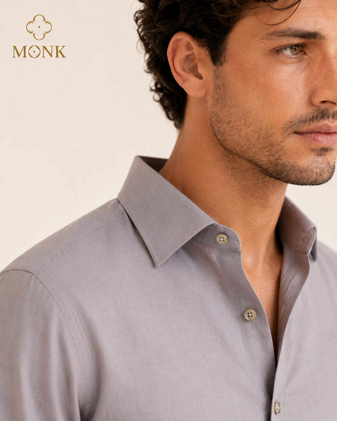 Taupe full sleeve shirt
