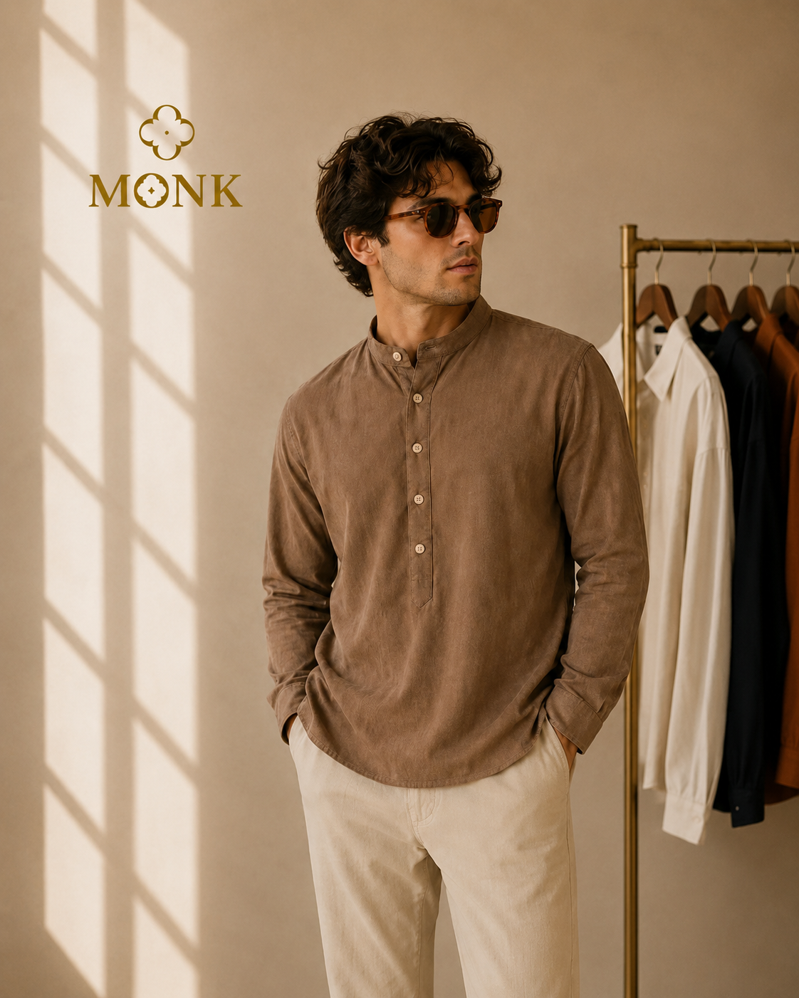 Warm Brown full sleeve shirt