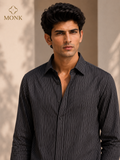 Espresso Pinstripe Full Sleeve Shirt