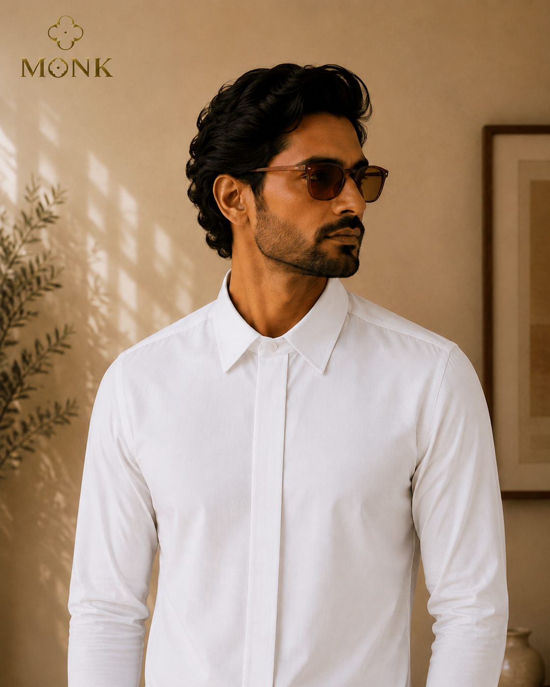 WHITE ELITE FULL SLEEVE SHIRT