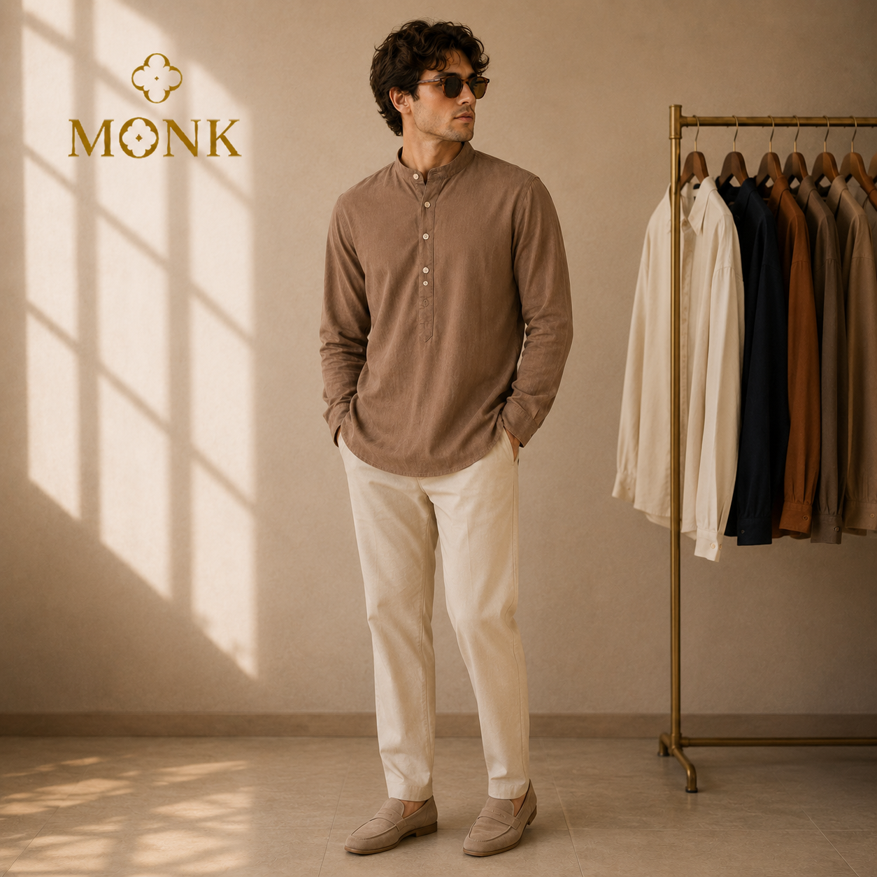Warm Brown full sleeve shirt