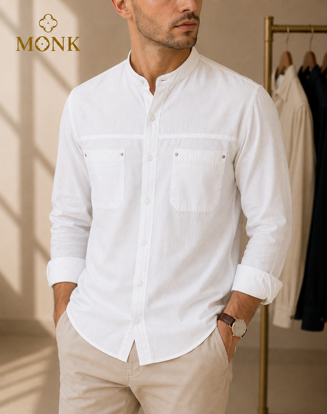 Vintage white full sleeve shirt