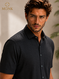 Black Classic Half Sleeve Shirt