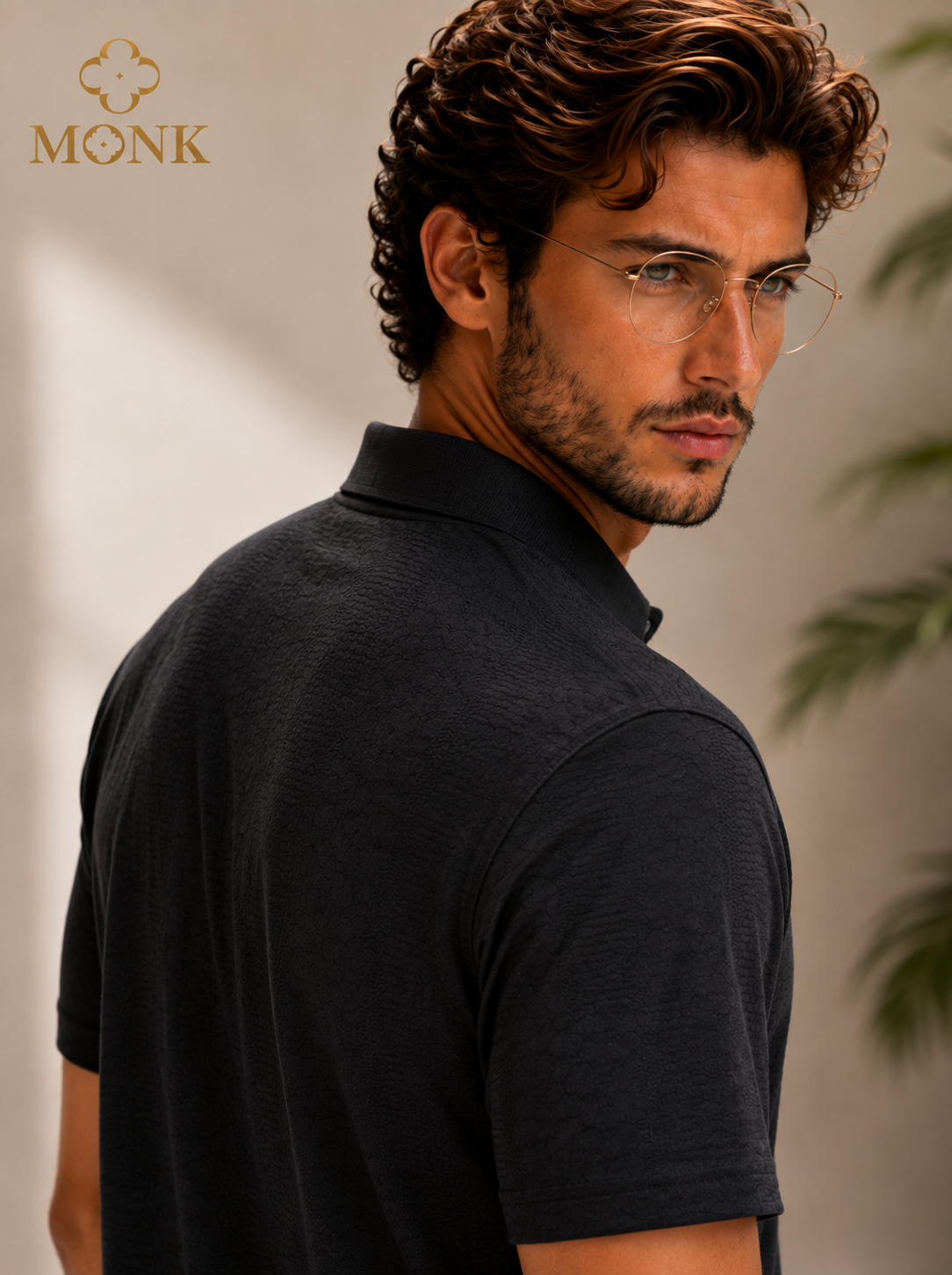 Black Classic Half Sleeve Shirt