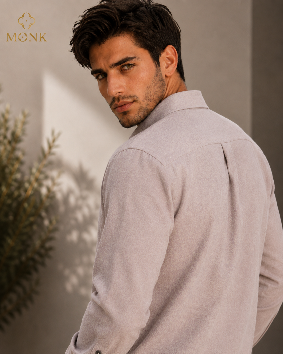 Desert Taupe Twill Full Sleeve shirt