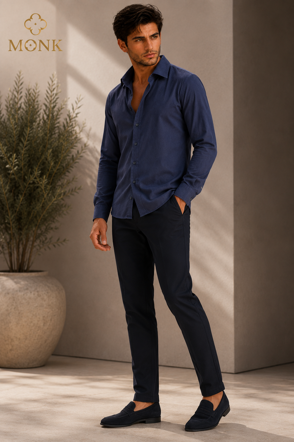 Elite Navy Full Sleeve Shirt