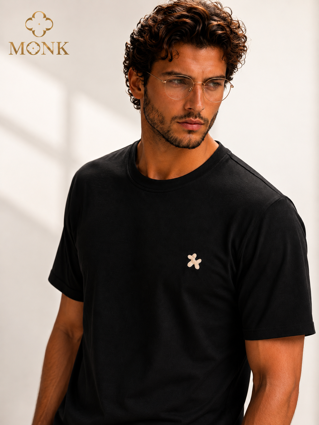 Black Basic Casual Half Sleeve T-Shirt
