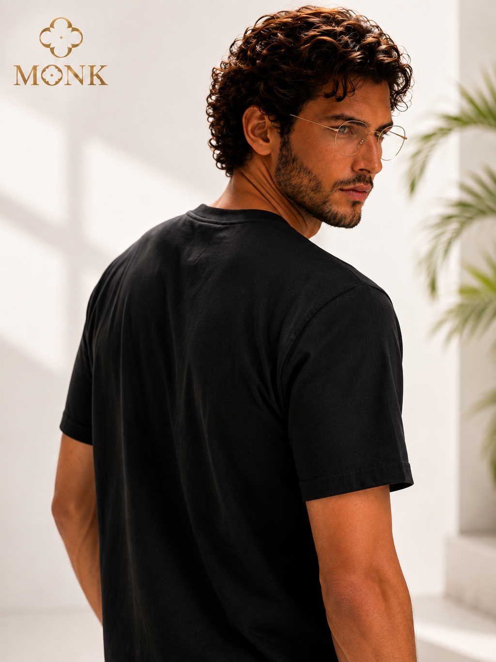 Black Basic Casual Half Sleeve T-Shirt