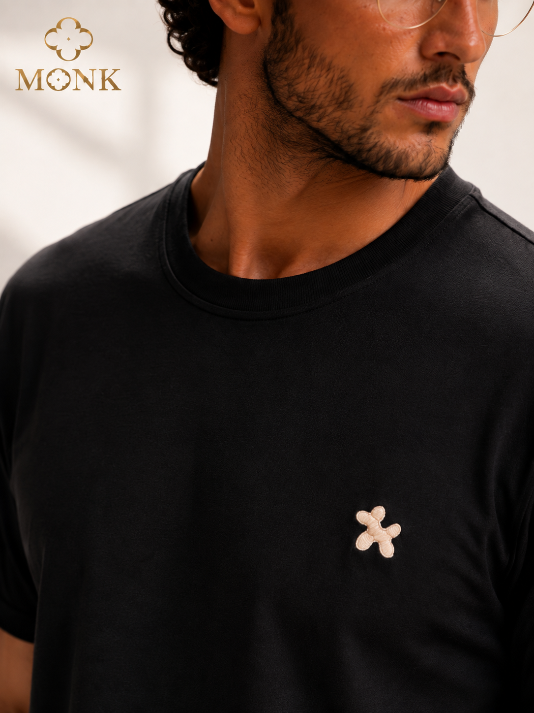 Black Basic Casual Half Sleeve T-Shirt