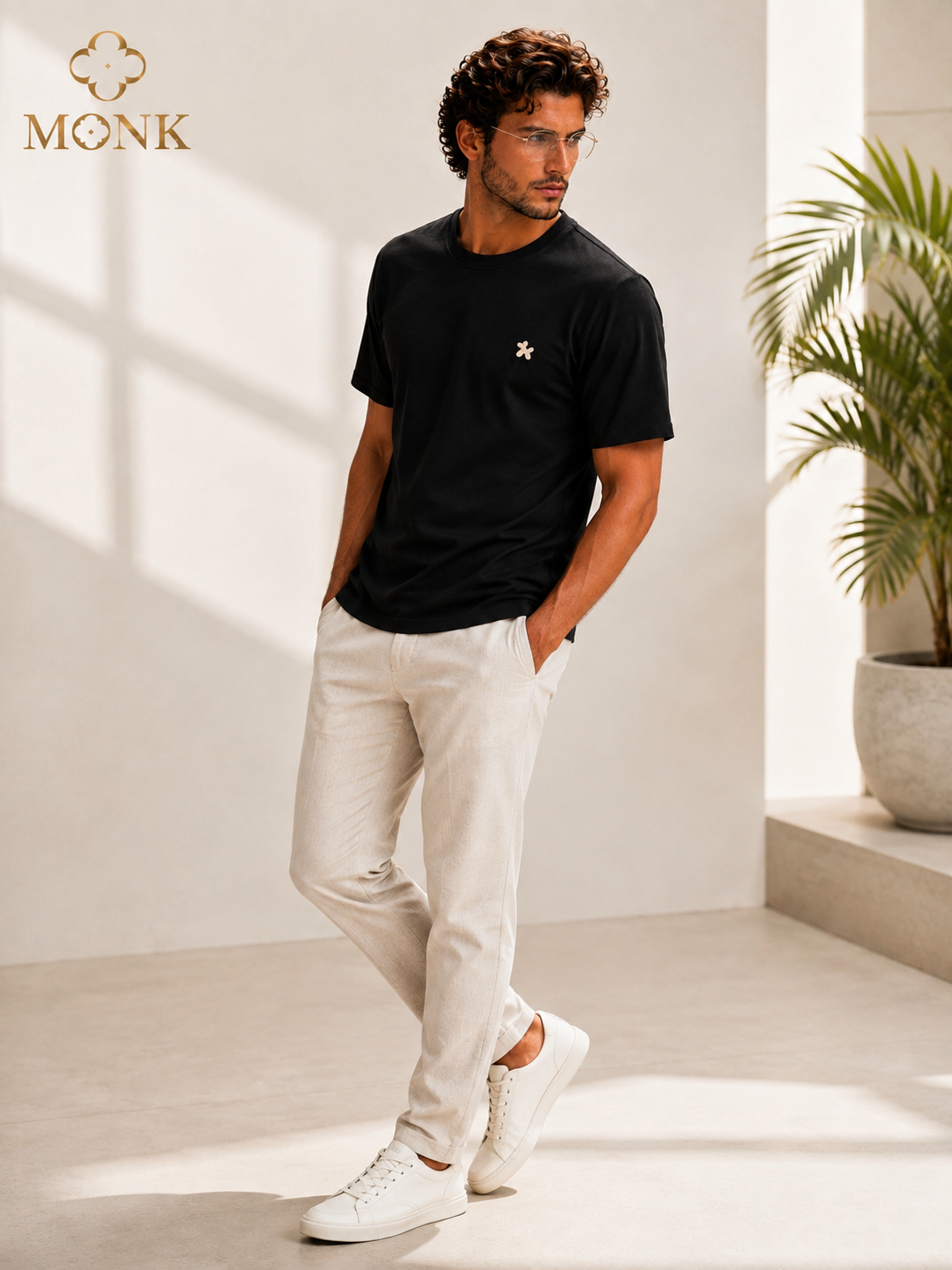 Black Basic Casual Half Sleeve T-Shirt