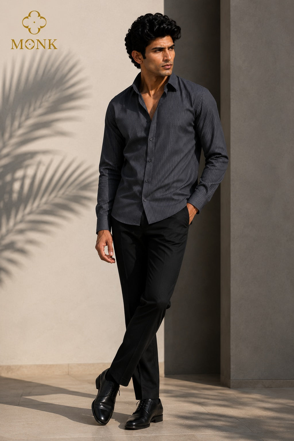 CHARCOAL PINSTRIPS FS