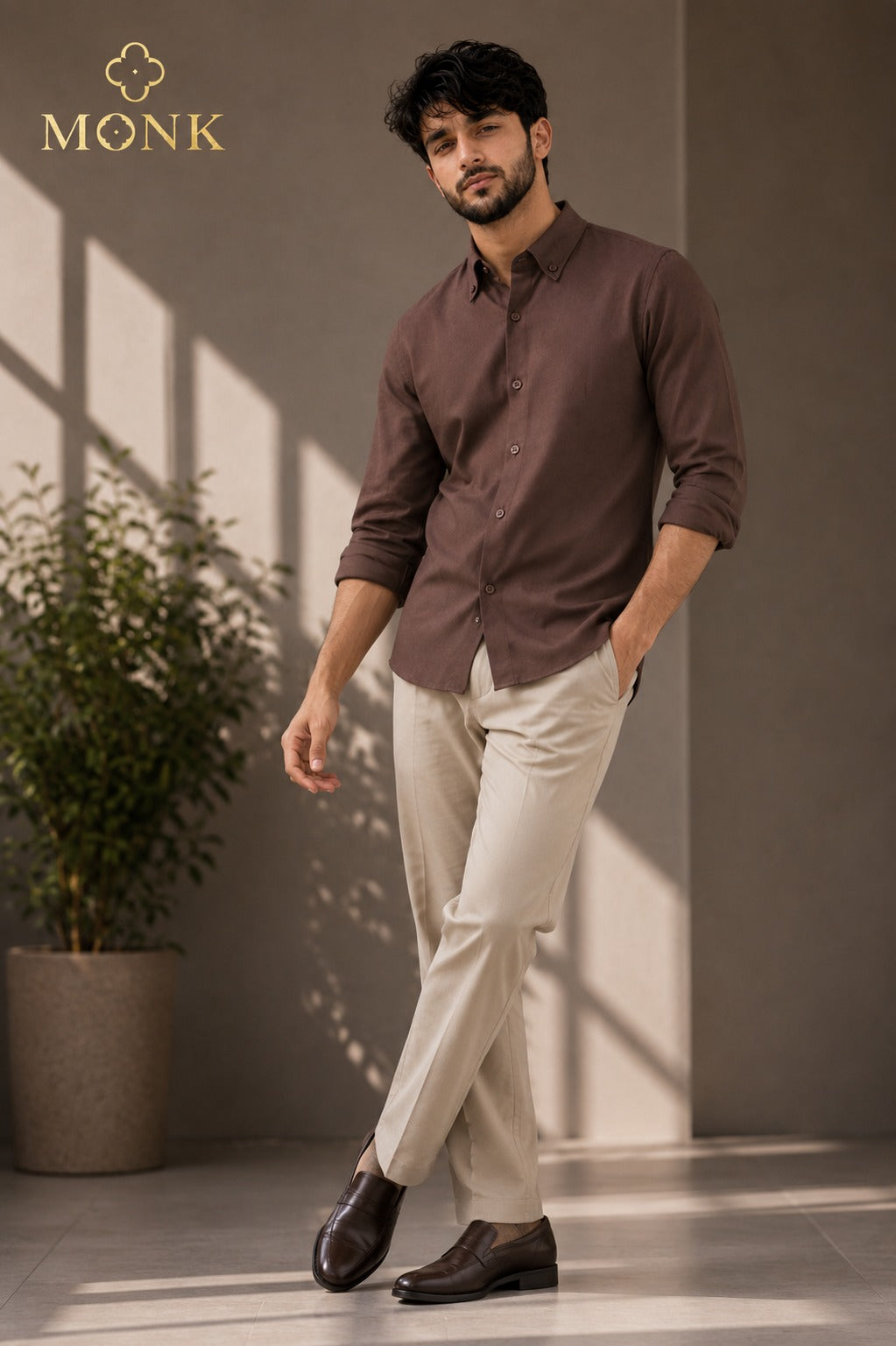 DARK MOCHA FULL SLEEVE SHIRT