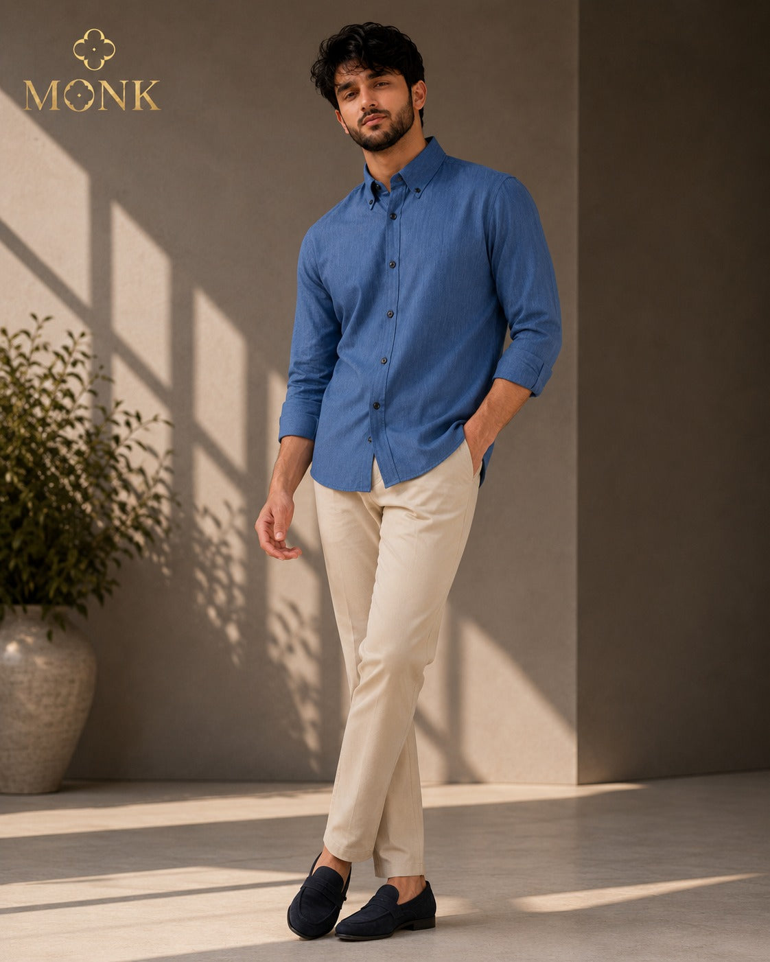 Denim Blue Full Sleeve Shirt