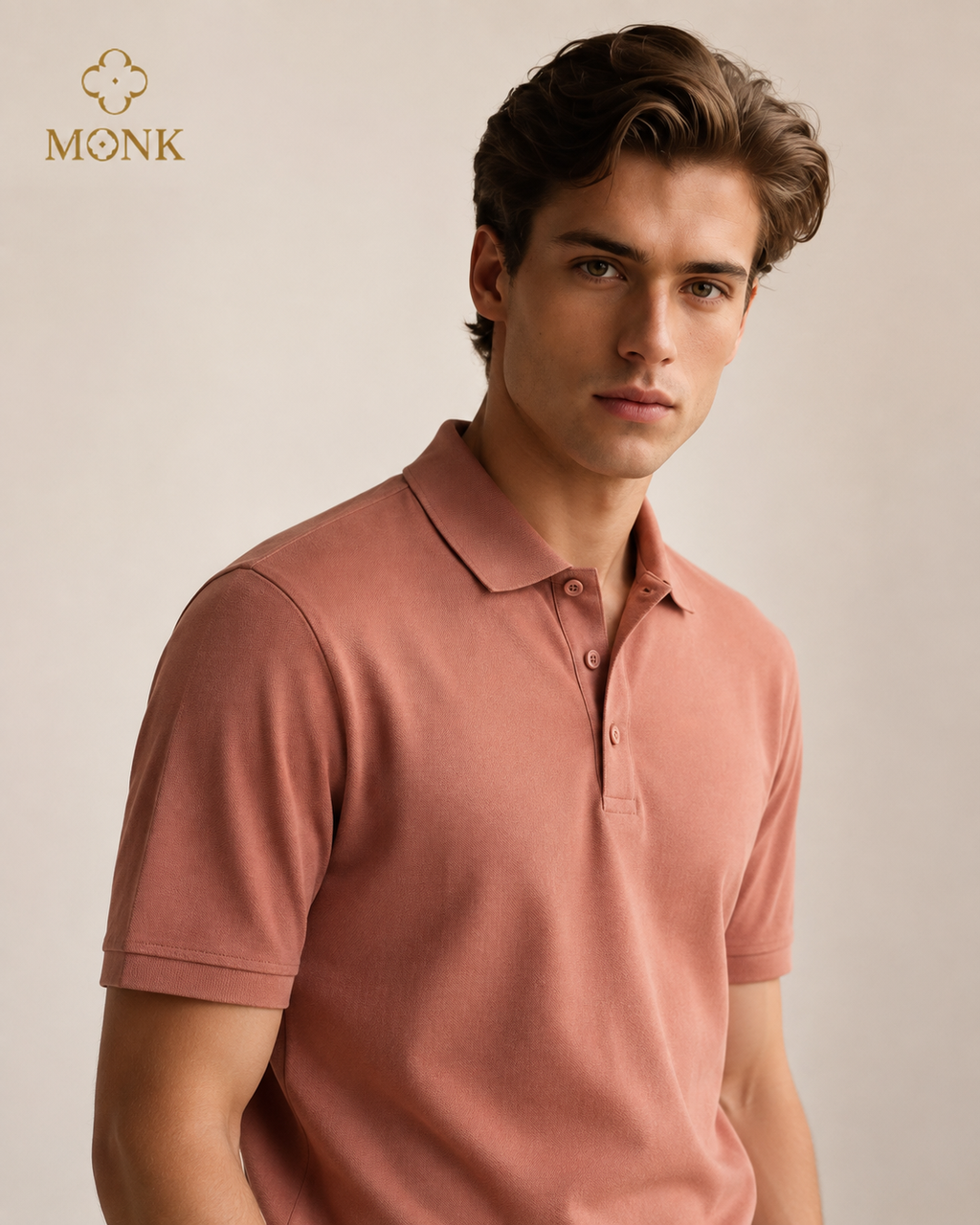 TAN BROWN POLO