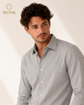 Stone Taupe Formal full Sleeve Shirt