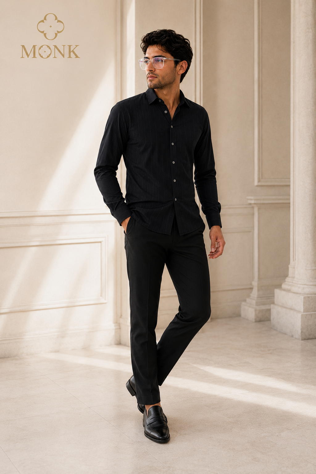 Obsidian Black Full Sleeve Shirt