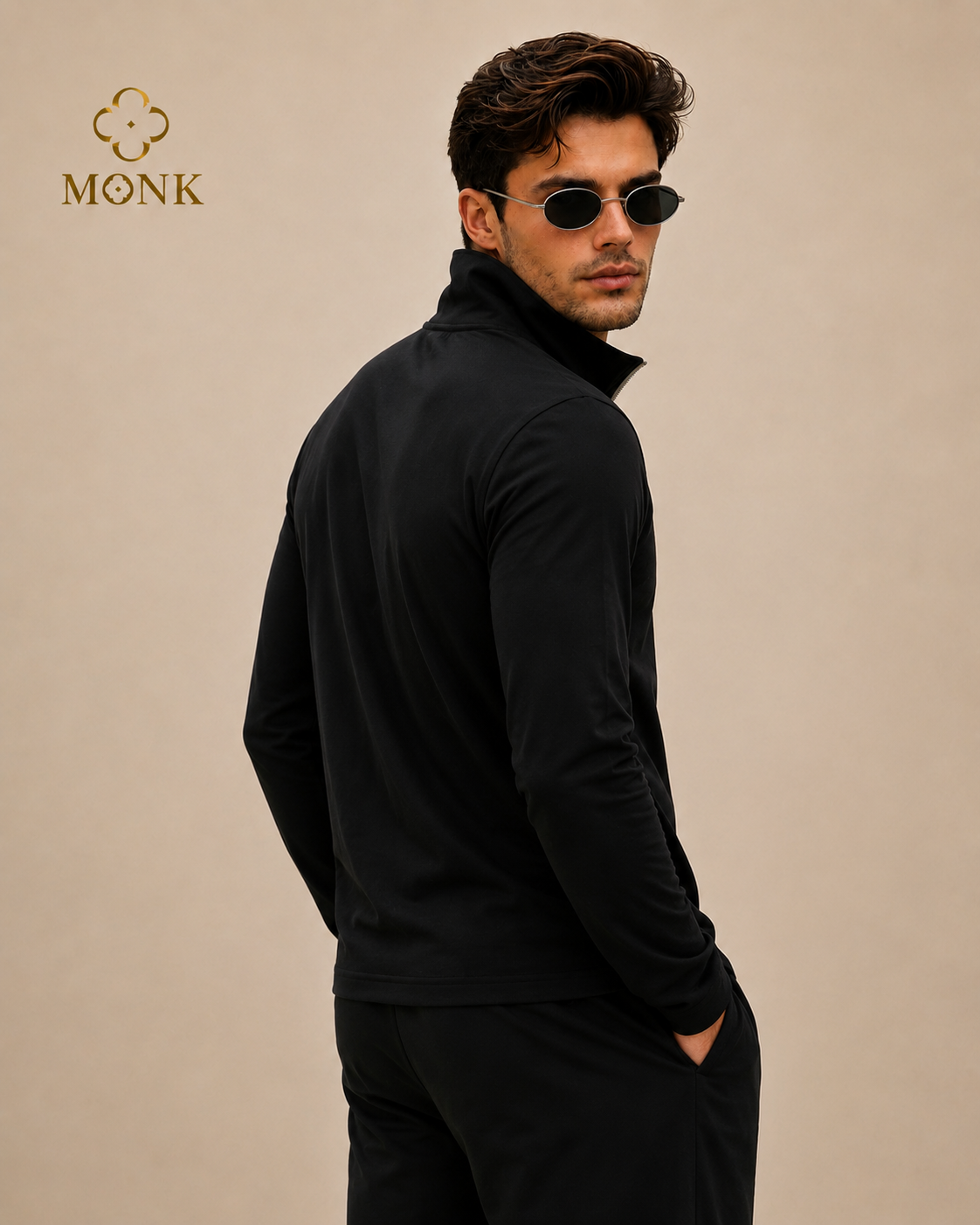 Midnight Black Full-Sleeve T-Shirt