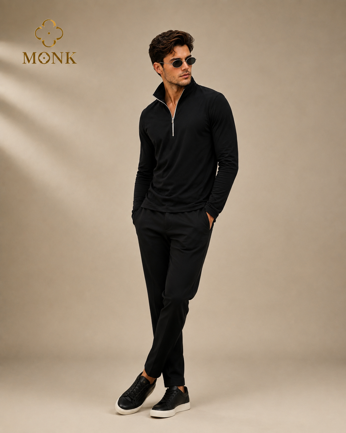Midnight Black Full-Sleeve T-Shirt