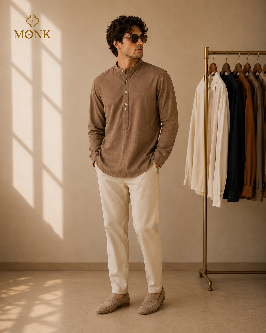Warm Brown full sleeve shirt