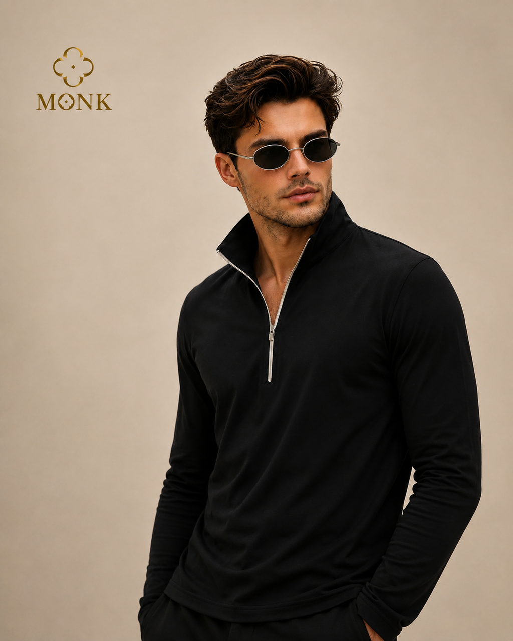 Midnight Black Full-Sleeve T-Shirt