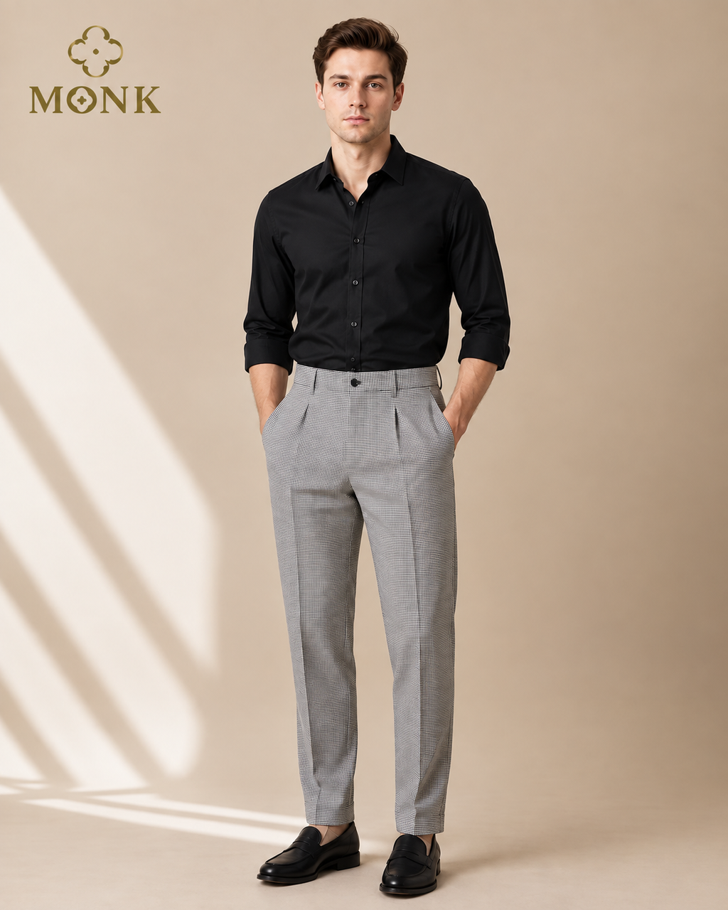 Midnight Houndstooth Pant