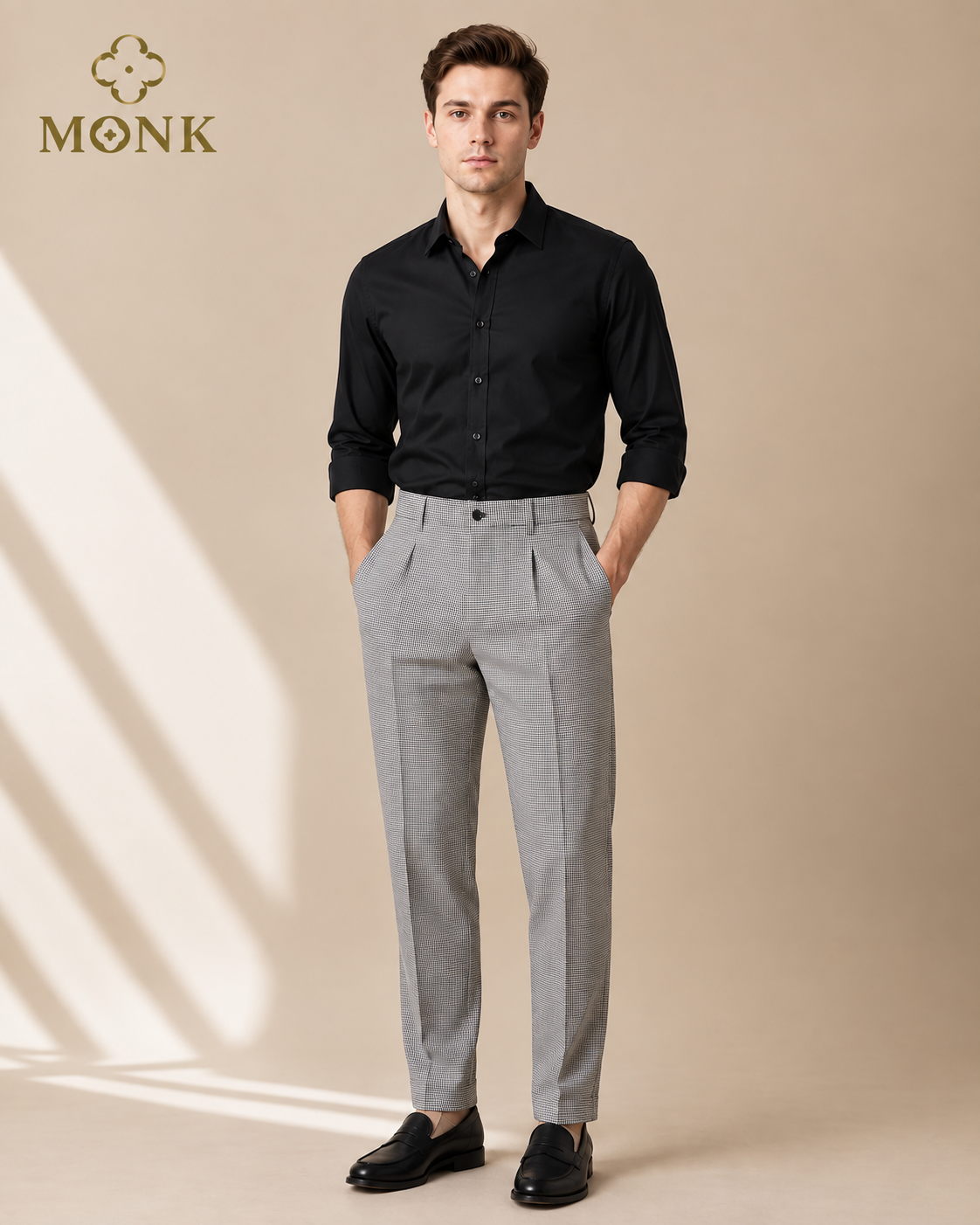 Midnight Houndstooth Pant