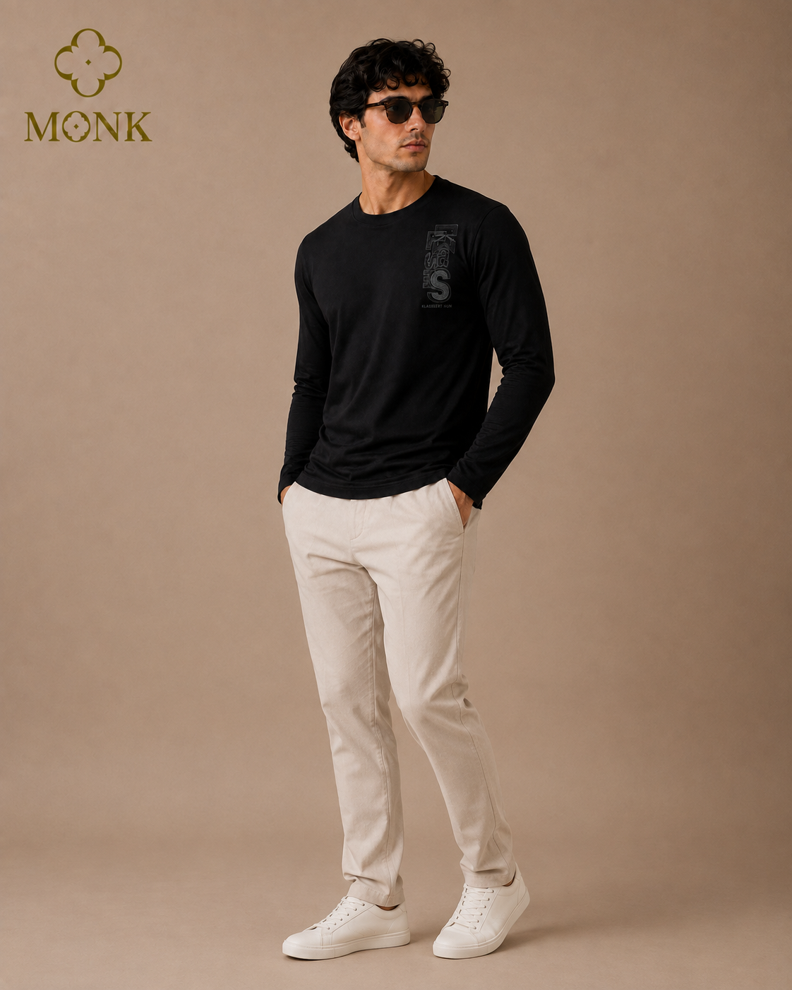 Jet Black Full Sleeve T-Shirt