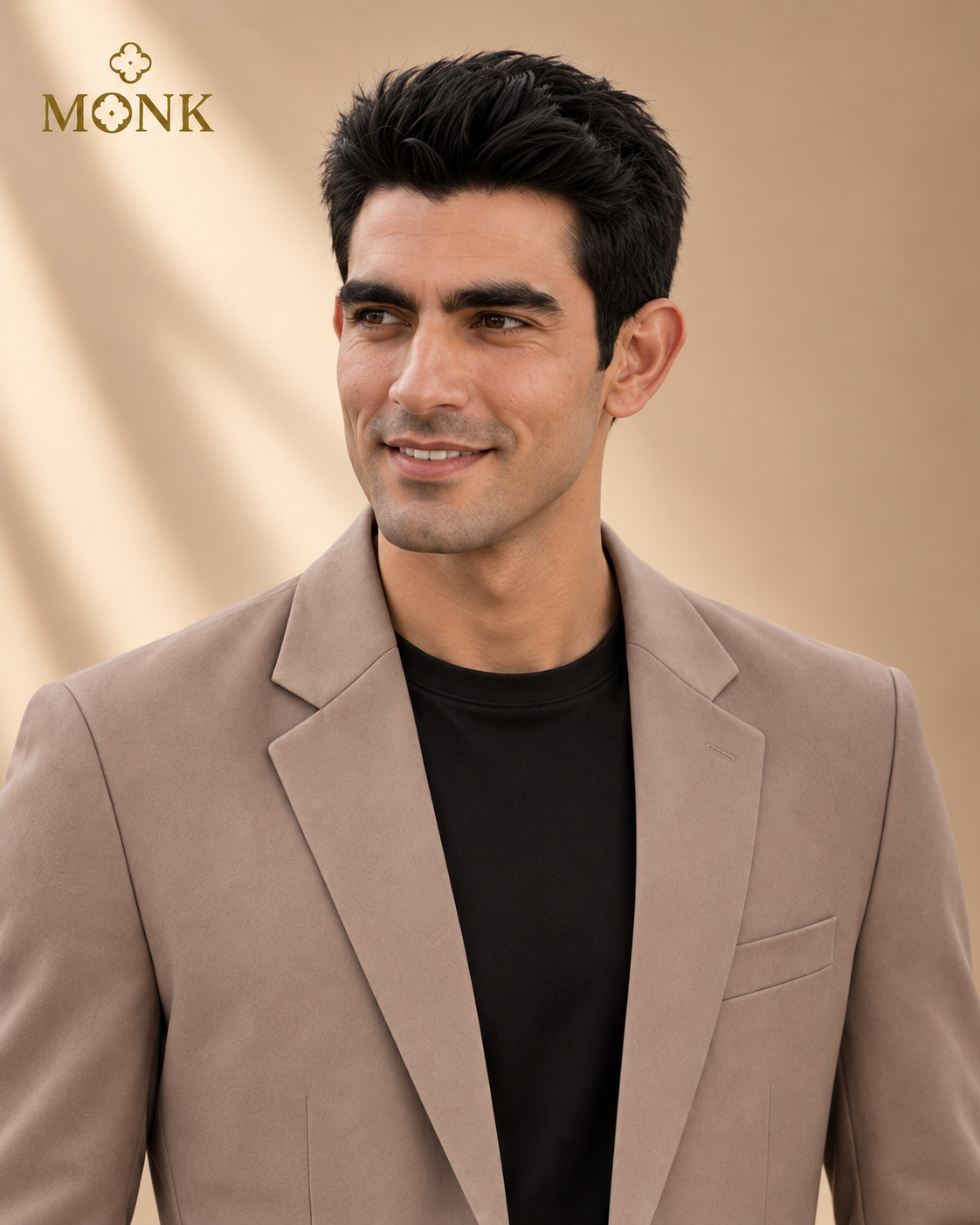 Sandstone Woven Blazer