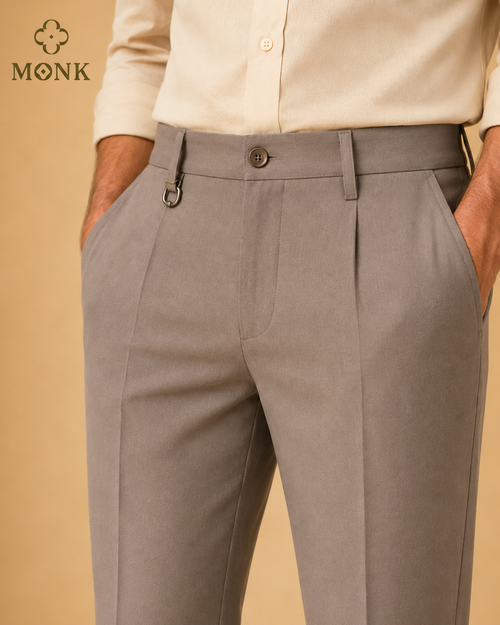 Kaki Brown Formal Pant
