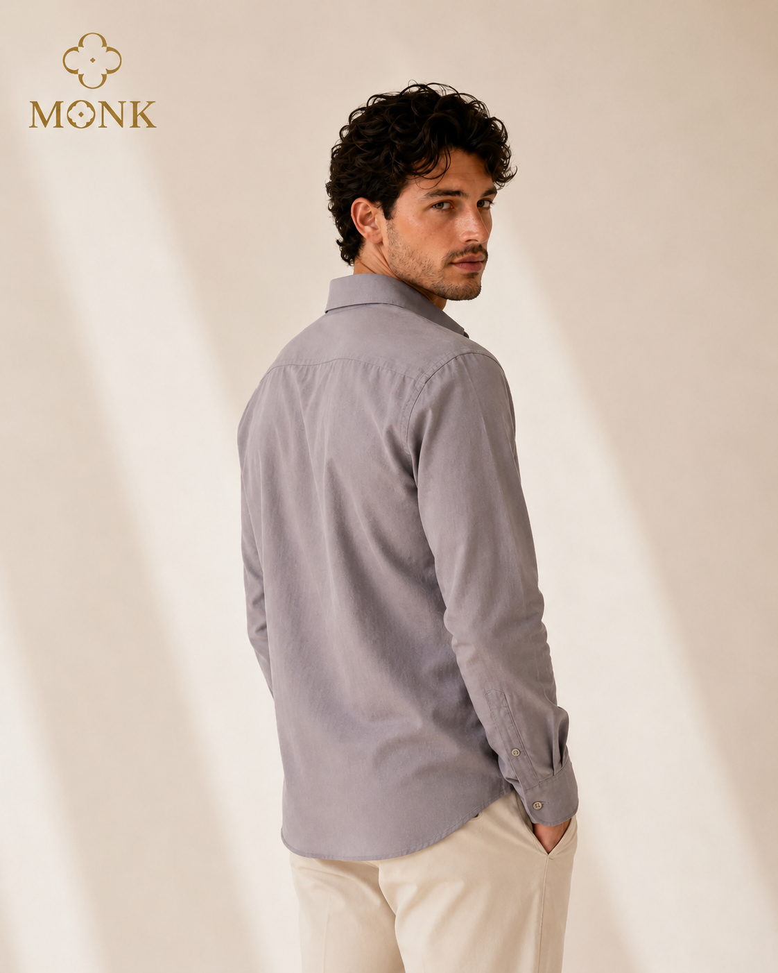 Taupe full sleeve shirt