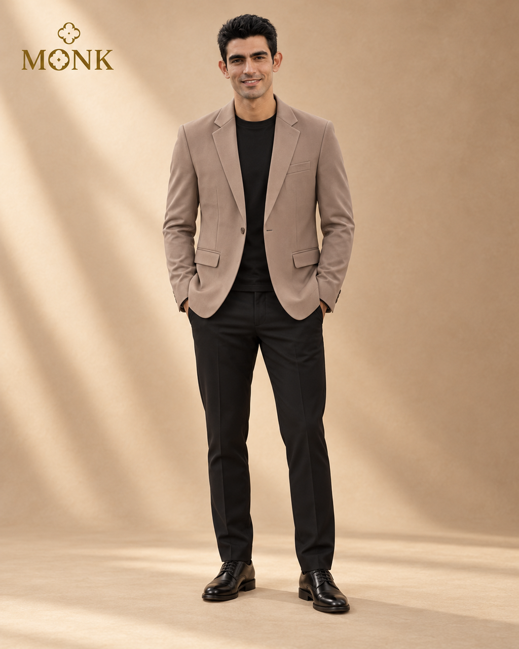 Sandstone Woven Blazer