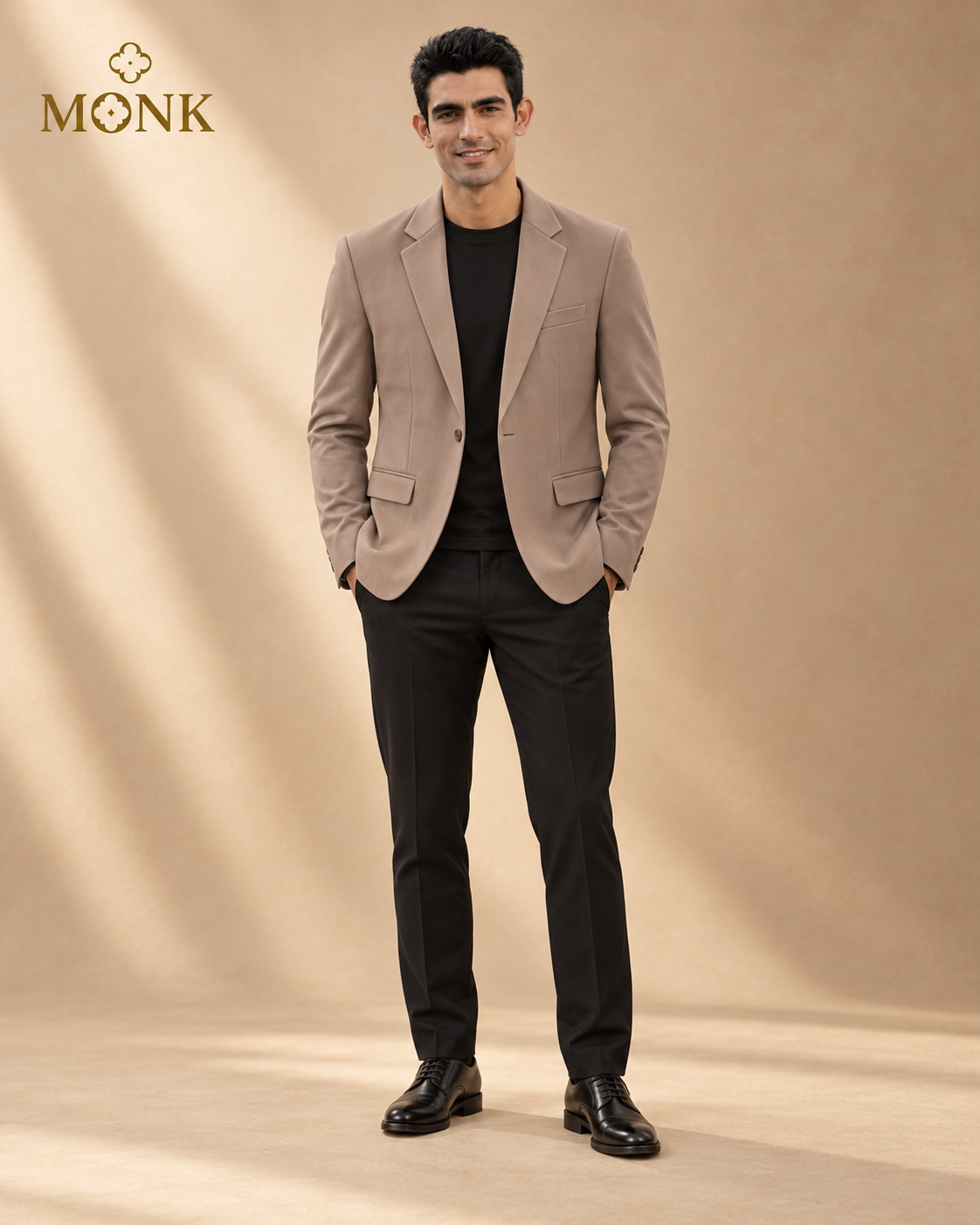 Sandstone Woven Blazer