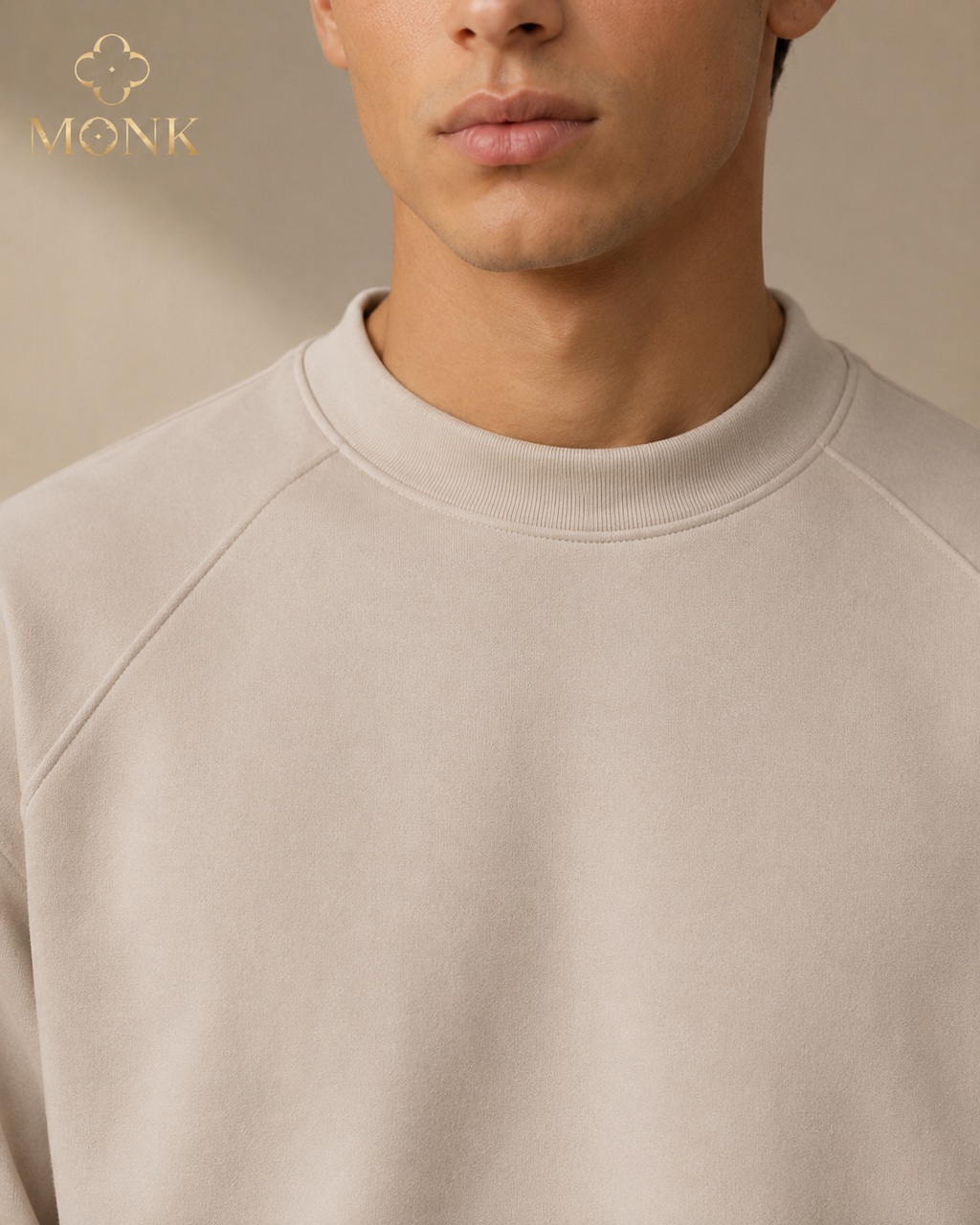 Oat Beige Full Sleeve T-Shirt