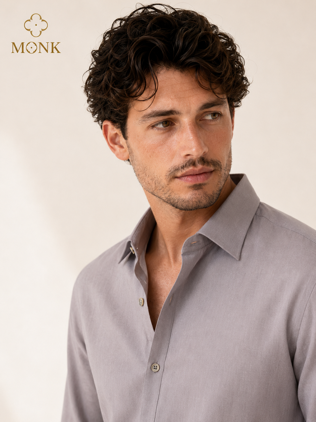 Taupe full sleeve shirt